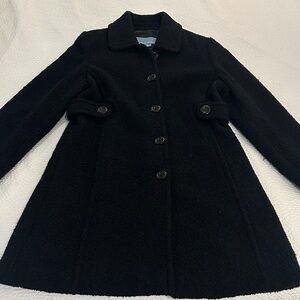 Nine West Classic Black Pea Coat